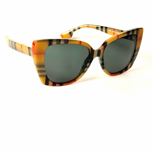 Burberry B 4393 3778/87 Sunglasses Vintage Check New Authentic - Picture 6 of 8